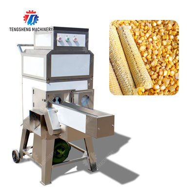 Industrial Stainless Steel Corn Sheller Equipment , Automatic Sweet Corn Seed Removing Machine